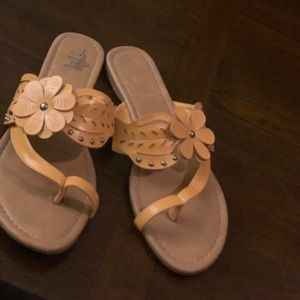 Cute mustard colored sandals